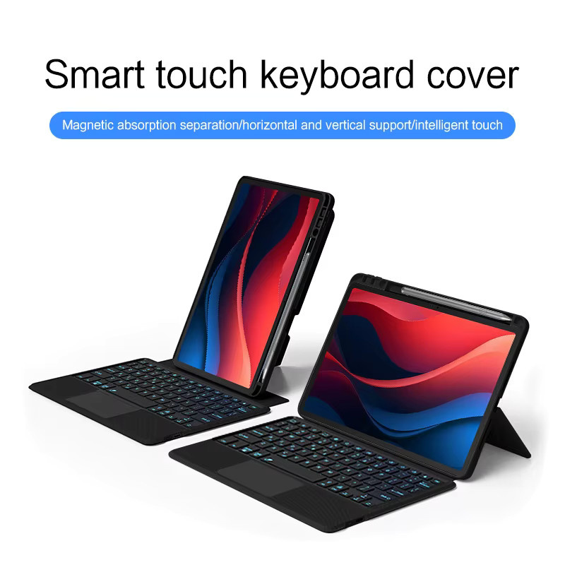 Lenovo Smart Tastatur mit Touchpad und Hintergrundbeleuchtung für Tab M11 11 Zoll TB-330FU und Xiaoxin Pad 2024 11 TB-331FC in Schwarz - Bild 3