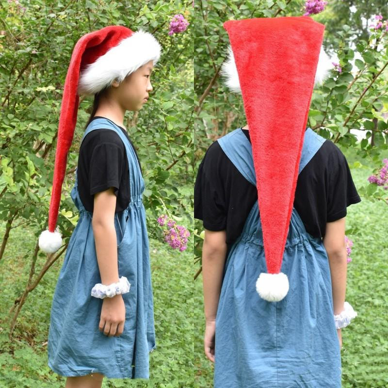 MTMA Weihnachtsmütze Nikolausmütze extra lang für Kinder und Erwachsene in Rot - Bild 8