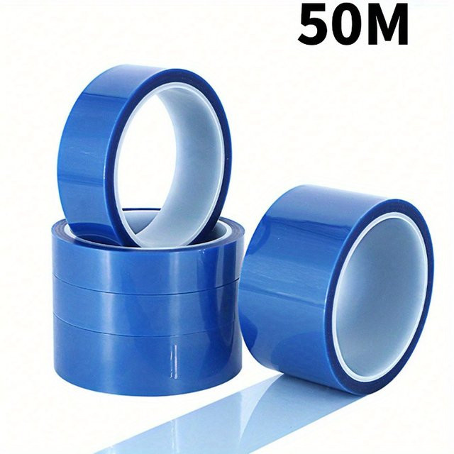 Hitzebeständiges Klebeband für Wärmesublimation, 50 m hochtemperaturbeständiges Wärmeübertragungsband ohne Rückstände - Bild 1