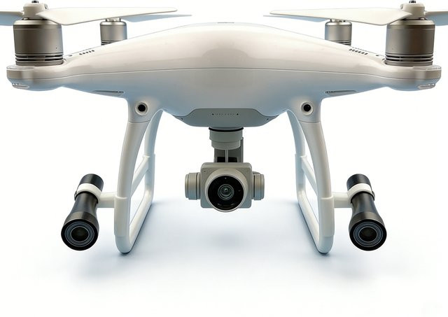 DJI Nachtlicht-Taschenlampe mit 360-Grad-Drehung für Phantom 4 Pro und 4 Pro Advanced Drohnenzubehör in Schwarz oder Weiß - Bild 1