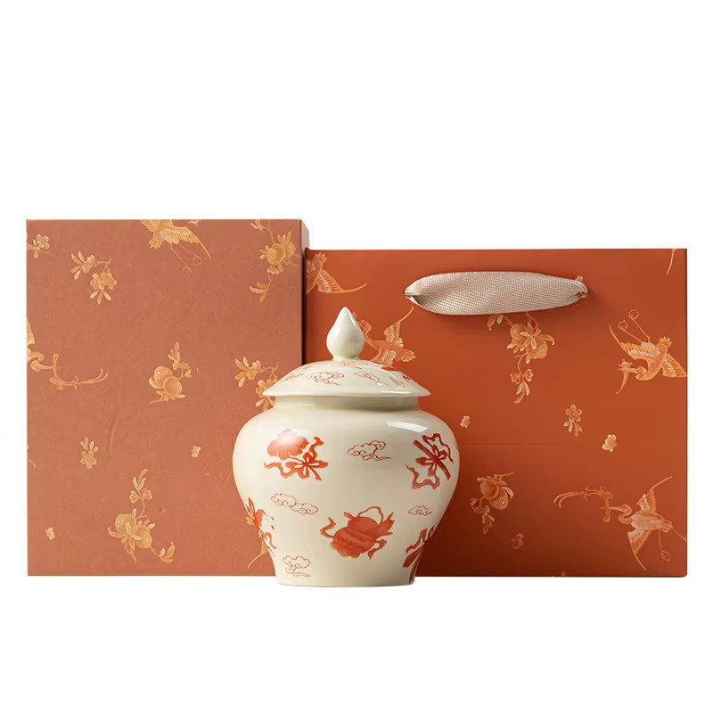 Jinjunmei Pu Erh Tee in schwarzer Keramik-Teedose - Bild 3