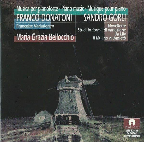 CD Donatoni und Maria Grazia Bellocchio: Klaviermusik von Stradivarius, Klassik, 1998, Grau - Bild 1