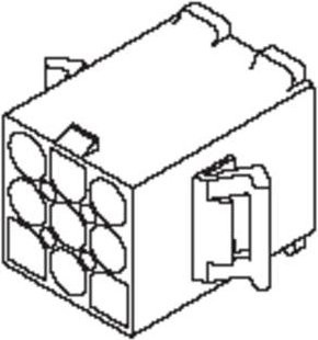Molex Stiftgehäuse-Kabel 39036150 - Bild 1