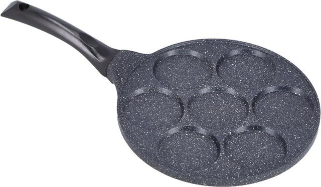 CosyHome 7-Loch Mini-Pfannkuchenpfanne mit Antihaftbeschichtung in Schwarz - Bild 1