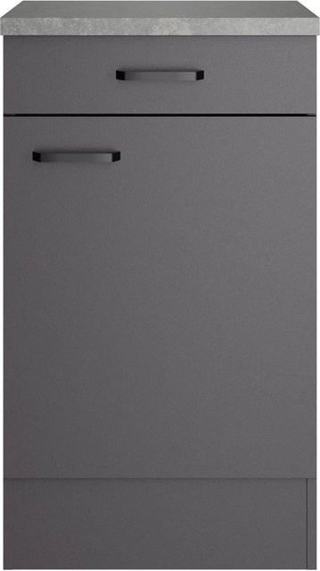 OPTIFIT Unterschrank OPTImulti MUKI U505-1+ Kiel420 Anthrazit Matt B/T/H: 50 x 50 x 88 cm - Bild 1
