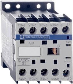 Schneider Electric Hilfsschütz 3S 1Ö 24VDC CA3KN31-BD in Grau - Bild 1