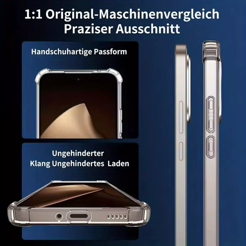 Transparente Silikon Handyhülle für Xiaomi 15T Pro 5G - Bild 5