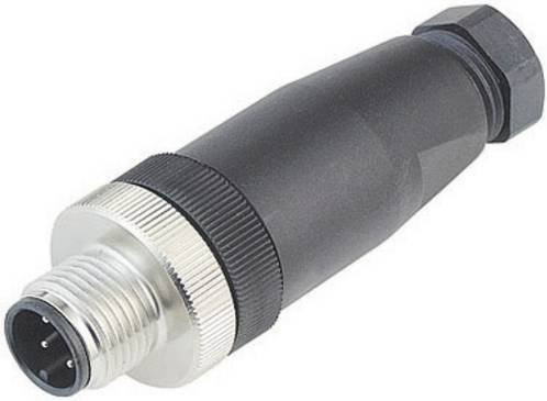 Binder 99-0537-14-05 Sensor-Aktor-Steckverbinder M12 Stecker gerade unkonfektioniert 5 Polzahl Schwarz - Bild 1
