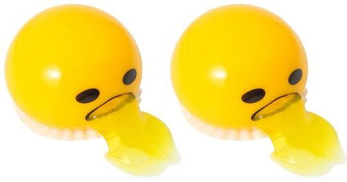Sholov Kotzendes Saugendes Eigelb Fidget Toy 2-teiliges Set - Bild 1