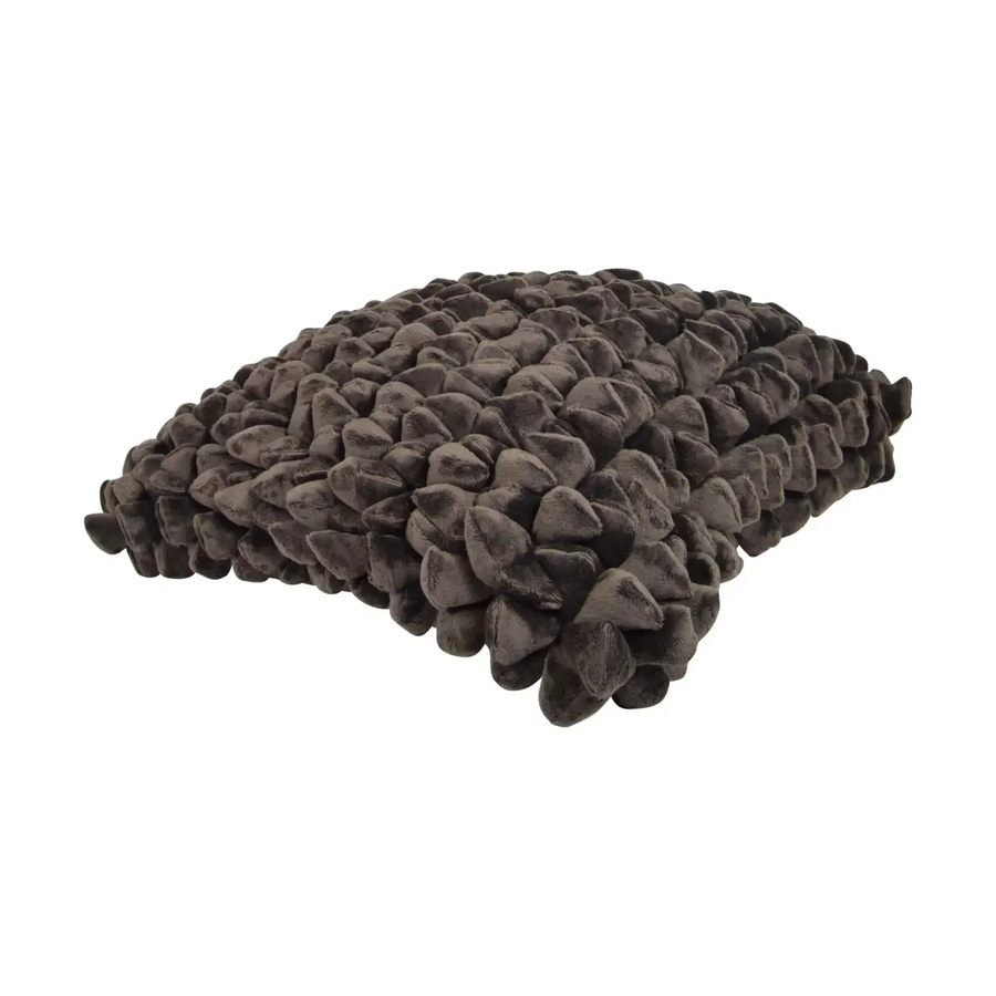 Haans Lifestyle Kissen Pebble Chocolate, Farbe: Braun, B/T/H: 45 x 45 x 45 cm - Bild 1
