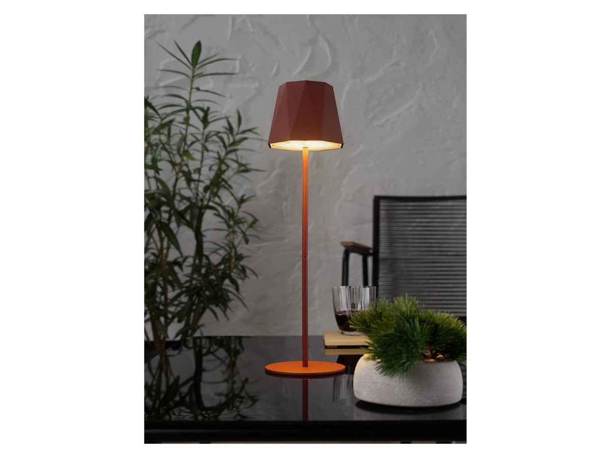 LIVARNO HOME Dubai LED Tischleuchte mit Akku in Rot und Anthrazit, dimmbar und Touch-Bedienung - Bild 2