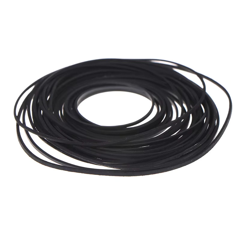 Ersatz-Gummiriemen Set für CD-ROM, DVD-Recorder und Plattenspieler in Schwarz, 1 x 1 mm - Bild 4