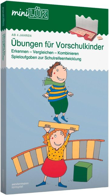 miniLÜK-Set Übungen für Vorschulkinder, Hardcover - Bild 1