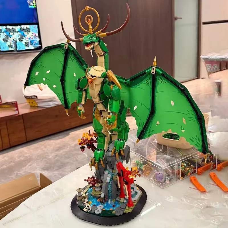 Ninja-Figuren-Set Wächter-Drachen-Mech-Modell Bausatz, 1650 Teile, ab 14 Jahren - Bild 2