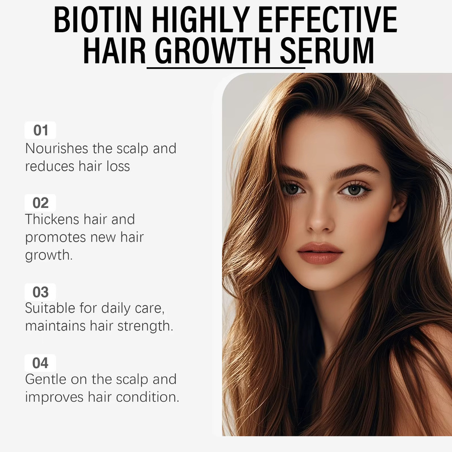 HOEGOA Biotin Serum, Haarpflege für Haare und Kopfhaut, Unisex - Bild 4