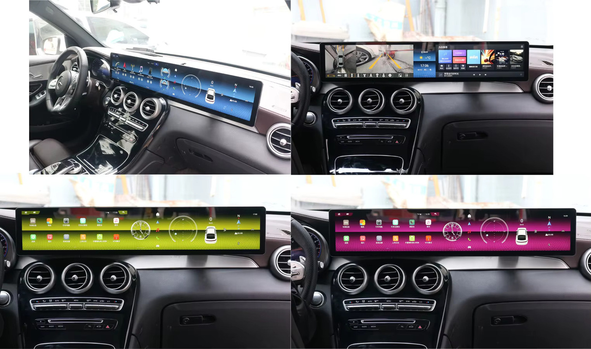 Sadocom Multimedia-Player mit Android 13, Qualcomm CarPlay und GPS für Mercedes Benz GLC und C-Klasse 2015-2024, 8GB RAM, 128GB Speicher, Schwarz - Bild 4