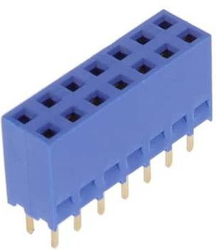 Amphenol Buchsenleiste Standard 76314-107LF in Blau - Bild 1