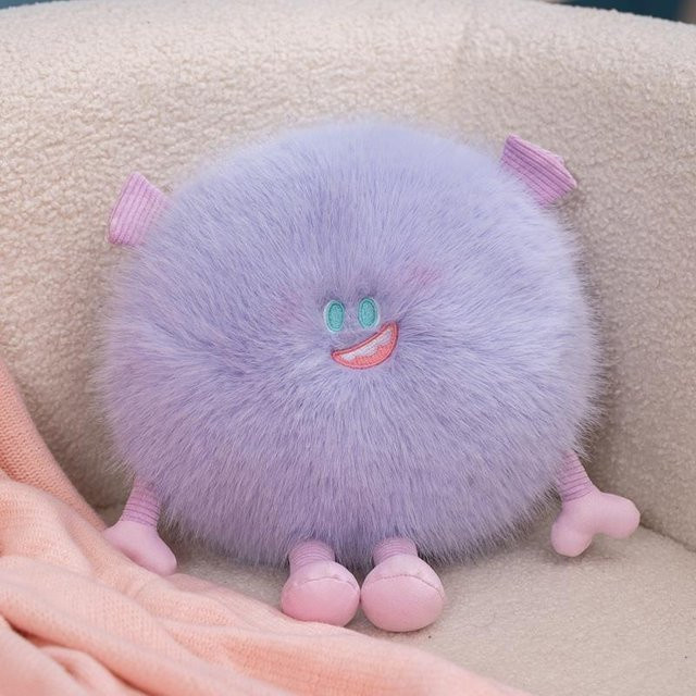 Yiran toy Alien-Monster Plüschtier, Schlüsselanhänger, 10cm, Lila - Bild 1