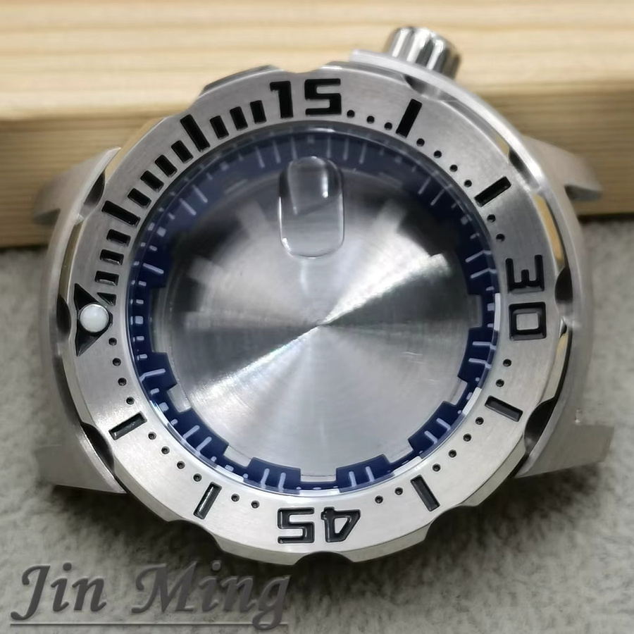 LUJIE Uhrengehäuse Edelstahl, Silber, 43 mm - Bild 3