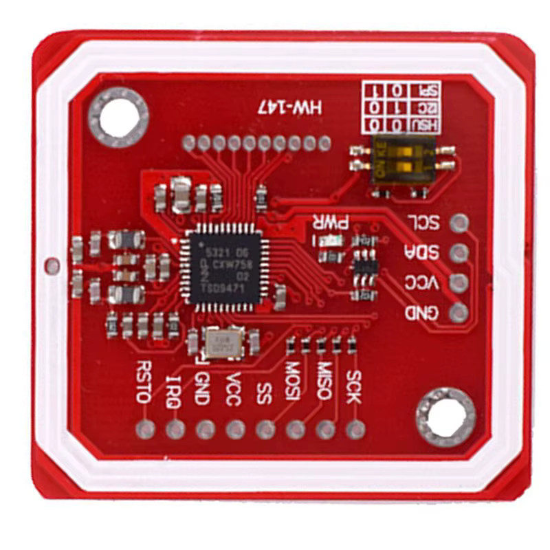 New Tech PN532 NFC RFID Wireless Modul V3 Benutzerkit in Rot mit I2C IIC SPI HSU Schnittstellen für Reader und Writer Modus - Bild 3
