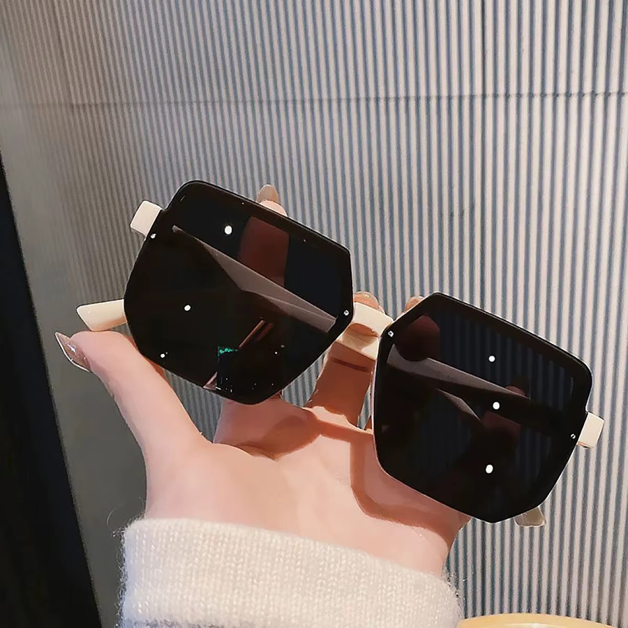 Viewring Sonnenbrille, Vollrand, quadratisch, Schwarz, Unisex, Kunststoff - Bild 4