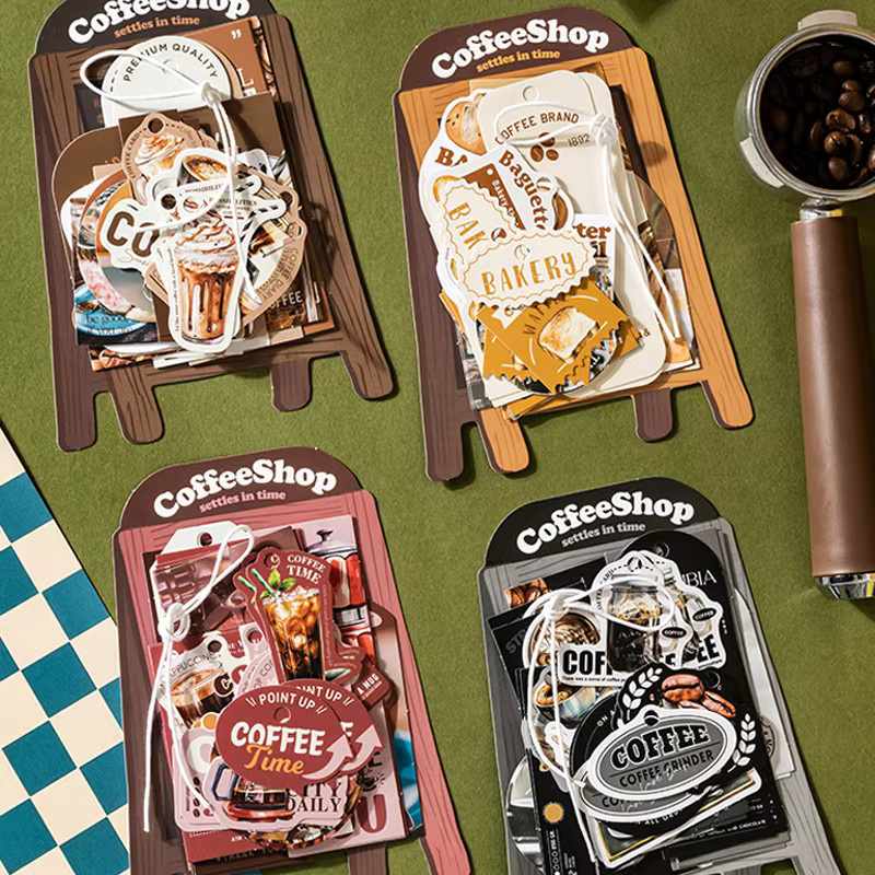 Mr. Paper Architektur Sticker Pack in Schwarz und Multicolour, 30 Blatt für DIY Dekoration und Handbücher - Bild 1