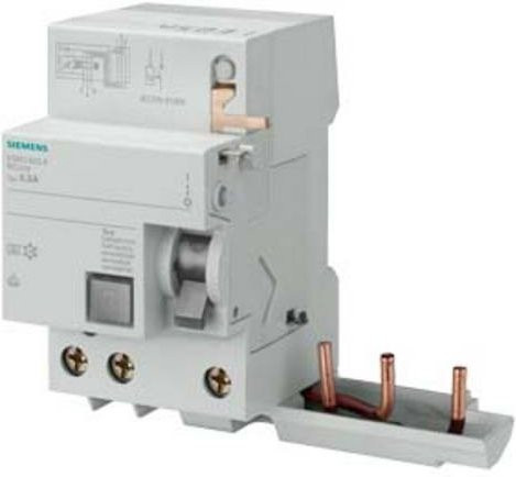 Siemens FI-Block RCD 40 A 0.3 A 400 V in Weiß - Bild 1