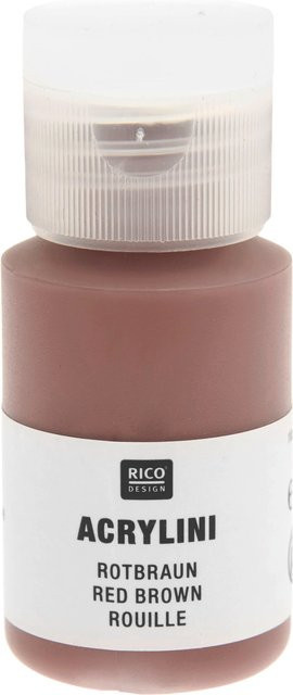 Rico Design Acrylini Acrylfarbe in Rotbraun - Bild 1