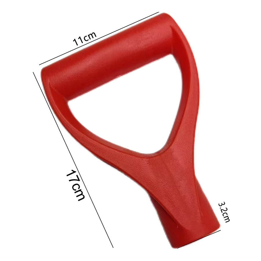 Vibratite D-förmiger Ersatzgriff aus Kunststoff in Rot für Schaufeln - Bild 4
