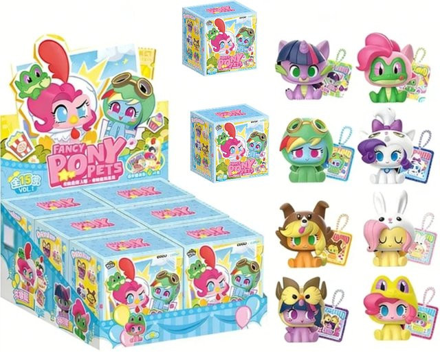 Hasbro My Little Pony Click, Mini-Puppenserie, Tier-Cartoon-Park-Anhänger - Bild 1