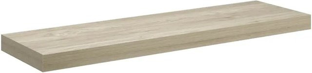 vidaXL Schweberegal in Eiche-Optik, B/T/H: 80 x 23,5 x 3,8 cm - Bild 1