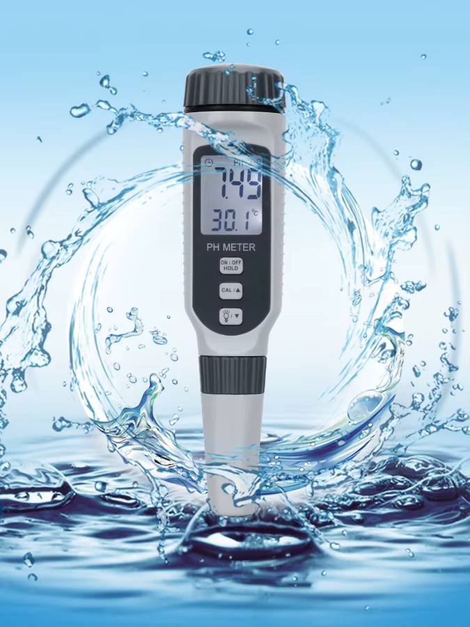GVDA Wasser-pH-Detektor in Stiftform als professioneller Wasserqualitätstester und Acidometer in Weiß - Bild 5