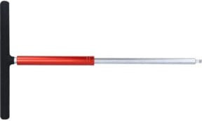 KS Tools 1/4 Zoll T-Griff-Schnelldreher aus Edelstahl in Rot - Bild 1