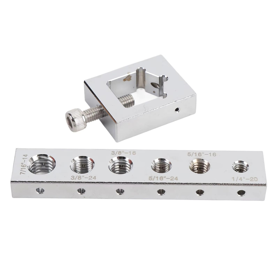 YOSOO Sicherheitsdrahtbohrer-Set aus Edelstahl in Silber mit Sicherungsdrahtmutter und SAE-Bolzenbohrlehre für professionelle Wartungsarbeiten - Bild 2