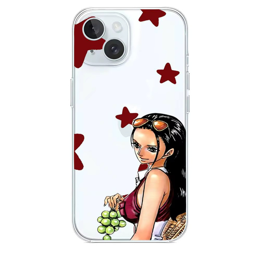 ONE PIECE Nico Robin Handyhülle Transparent für iPhone 11 bis iPhone 17 Pro Max - Bild 5