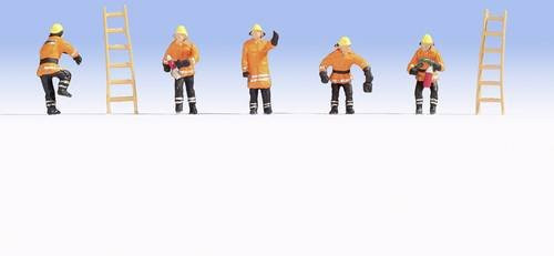 NOCH N Orange Schutzanzüge Bemalt, Stehend - Bild 1
