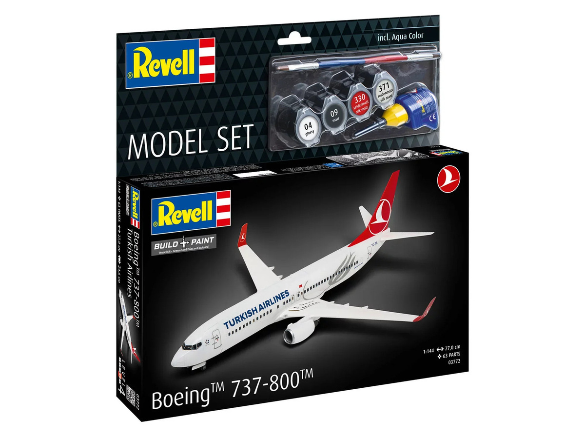 Revell Boeing 737-800 Turkish Airlines, Model Set, 1:144 - Bild 3