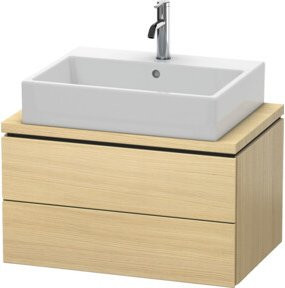 Duravit Waschtischunterschrank Compact L-Cube mit 2 Schubladen, B: 72 cm, T: 47,7 cm, H: 40 cm - Bild 1