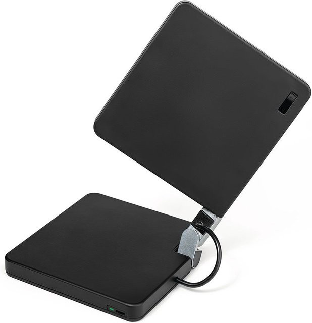 Nimbus Roxxane Fly LED Schreibtischlampe aus Aluminium in Schwarz, dimmbar und mit Akku - Bild 1