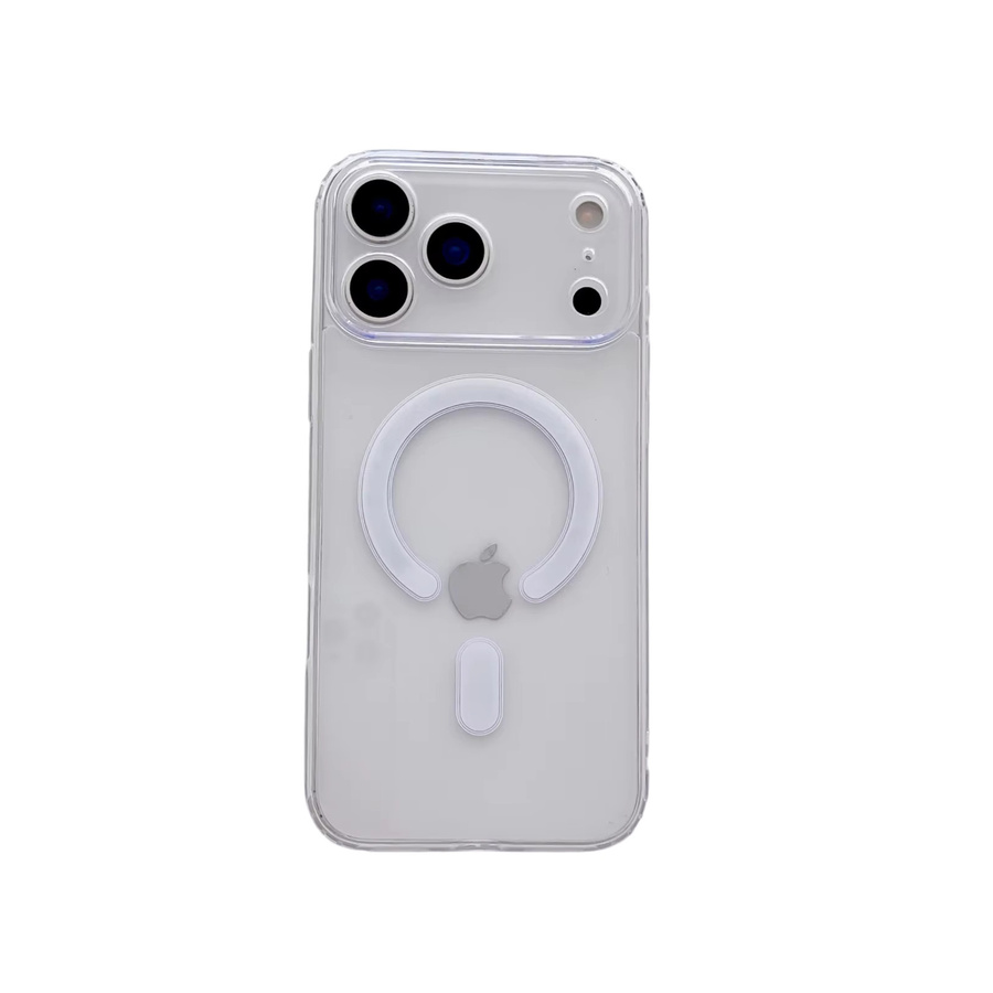 Transparente magnetische Handyhülle mit Präzisionsloch für Apple iPhone 11 bis iPhone 17 Air, klare Hartschale - Bild 2