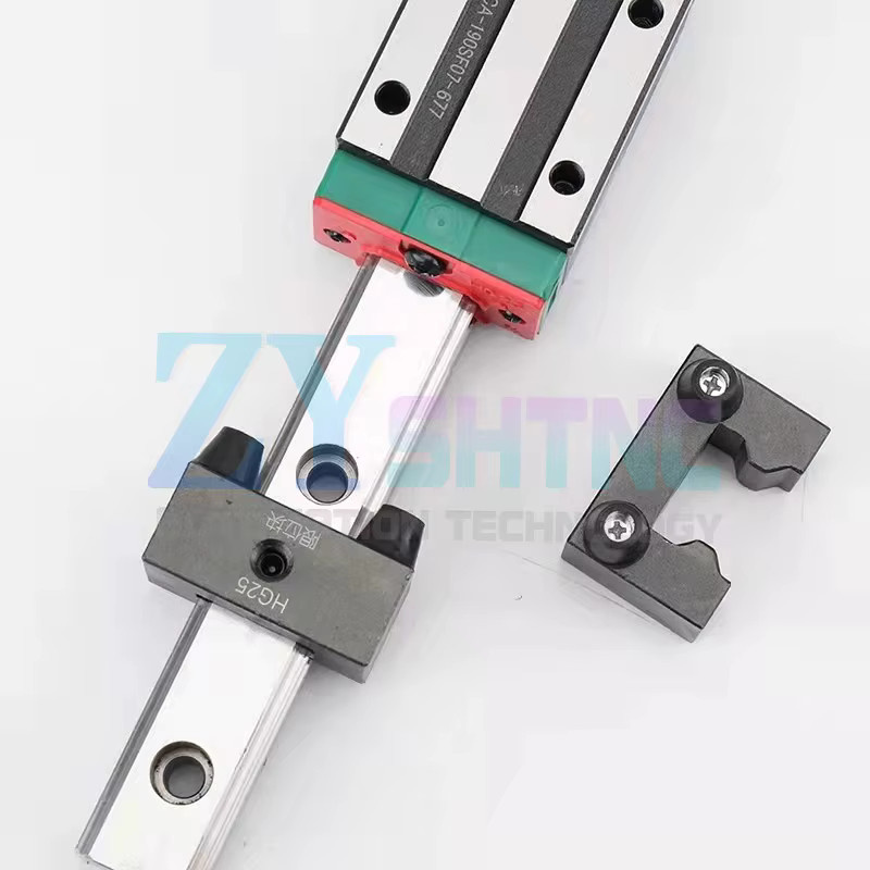 ZYSHTNC Antikollisionsblock Endbegrenzungsblock für Linearführungsschienen HGH15/20/25 EG15/20 in Schwarz - Bild 3