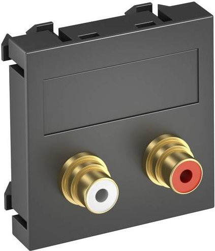 OBO Bettermann Abdeckung Multimediaträger Grau B/H/T: 45 x 45 x 9 mm - Bild 1