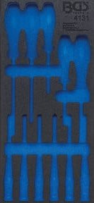 BGS Werkstattwageneinlage 1/3 blau aus Kunststoff für Art. 4131-1 - Bild 1