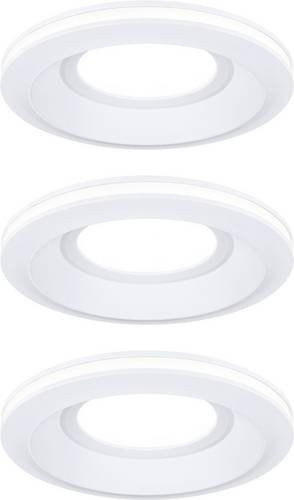 Paulmann Sormus 92248 LED-Einbauleuchte in Weiß, IP65 wasserfest für Badezimmer und Außenbereich, warmweißes Licht, 4.8W - Bild 1