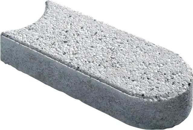 Mähkante Mini Weiß Wassergestrahlt B/H/T: 24 x 10 x 4,5 cm - Bild 1