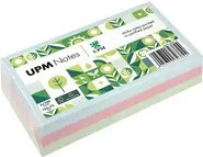 UPM Notes Haftnotizen Pastell in Blau, Pink, Grün und Mehrfarbig, B: 12,5 cm, H: 7,5 cm, 100 Blatt pro Block - Bild 1