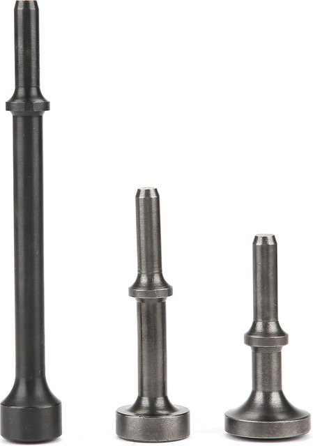 Pneumatisches Hammer-Bit-Set zum Glätten von Drifts in Silber mit verlängerter Länge - Bild 1