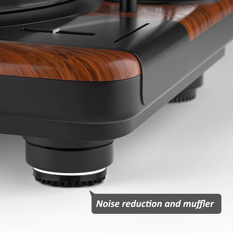 4er-Set Audio Isolator Basis Pads in Schwarz als Vibrationsdämpfer für Plattenspieler, HiFi-Lautsprecher und Verstärker - Bild 4