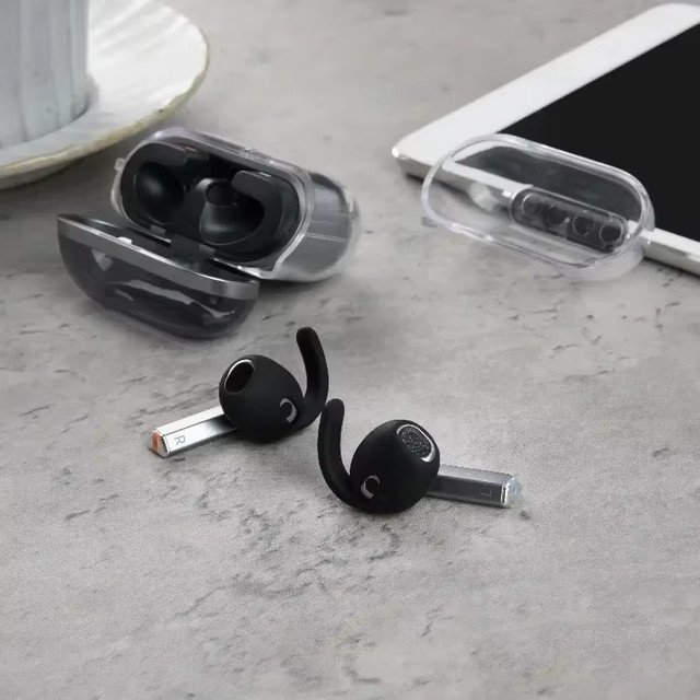 Samsung Ersatz-Ohrstöpsel aus Silikon für Galaxy Buds 3, In-Ear Ohrbügel in Weiß, rutschfest und sicher passend - Bild 1