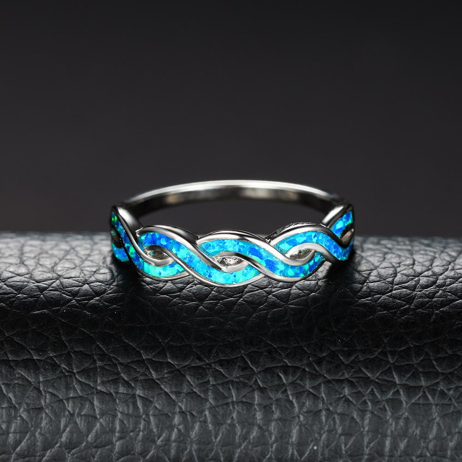 YIRAN Jewelry Ring, Kupfer, Zirkonia, Silber, Damen - Bild 2